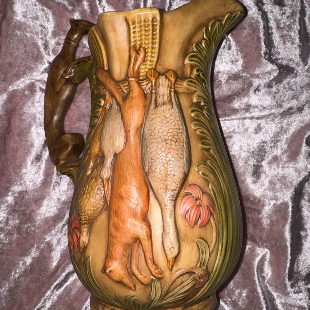 Vintage Majolica Pitcher